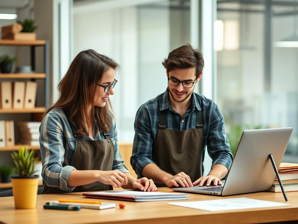 Jovem Aprendiz Em Seu Primeiro Emprego